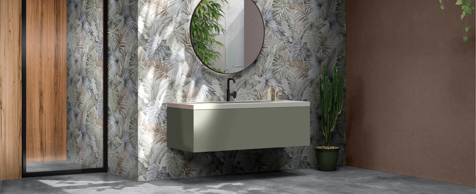 Clayton di Ragno gioca con decorazioni a pattern geometrici e floreali&nbsp;che prendono ispirazione dal mondo dei tessuti e dei damaschi
