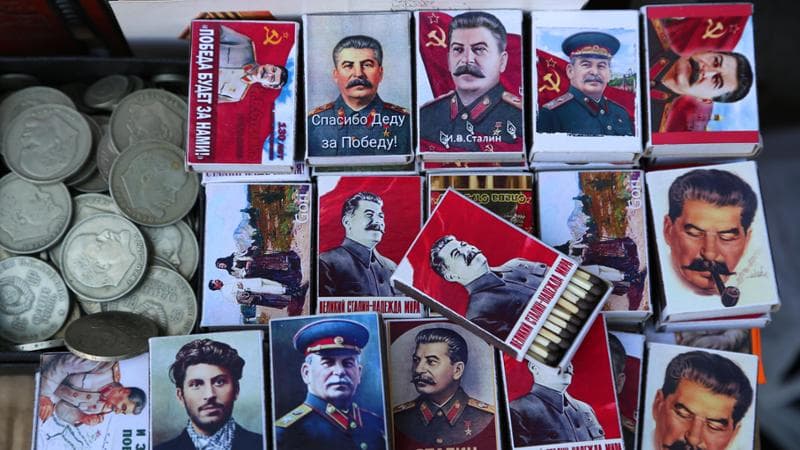 Negozio di souvenir al museo di Stalin a Gori (foto: Francesca Braghetta)

