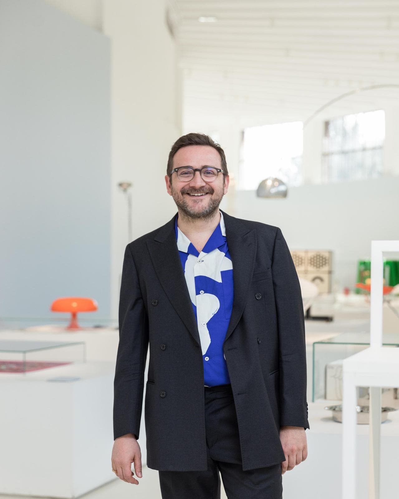Marco Sammicheli, curatore della mostra e direttore del Museo del Design italiano della Triennale (foto Gianluca Di Ioia)

