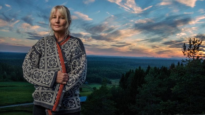 Karin Smirnoff, autrice di Il grido dell&rsquo;aquila (Marsilio, 442 pagine, 22 euro, tradotto da Laura Cangemi e Katia De Marco), ora in libreria (Thron Ullberg)
