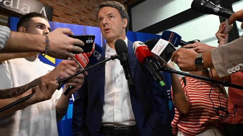 Il leader di Italia Viva Matteo Renzi
