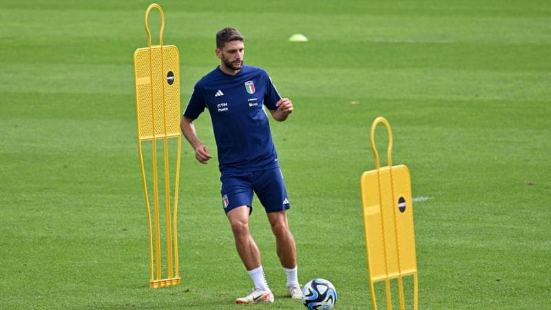 Domenico Berardi in allenamento
