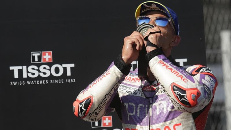 Jorge Martin sul podio
