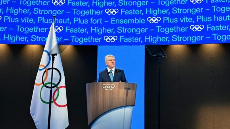 Thomas Bach a Mumbai
