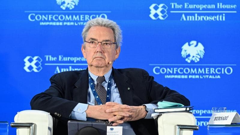 Il presidente di Acciaierie Italia, Franco Bernab&egrave;&nbsp;ANSA/CLAUDIO PERI
