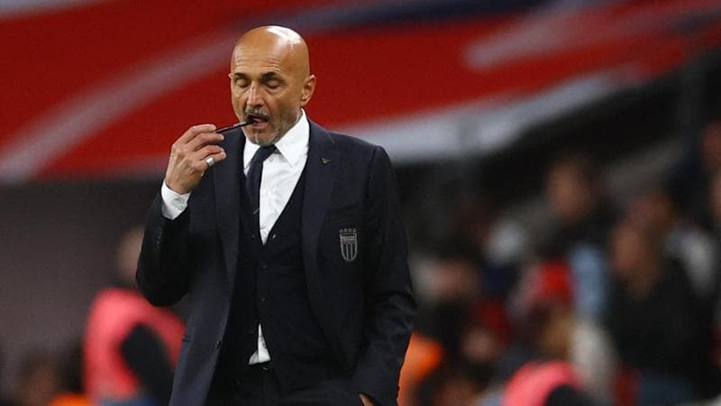 Luciano Spalletti a Wembley
