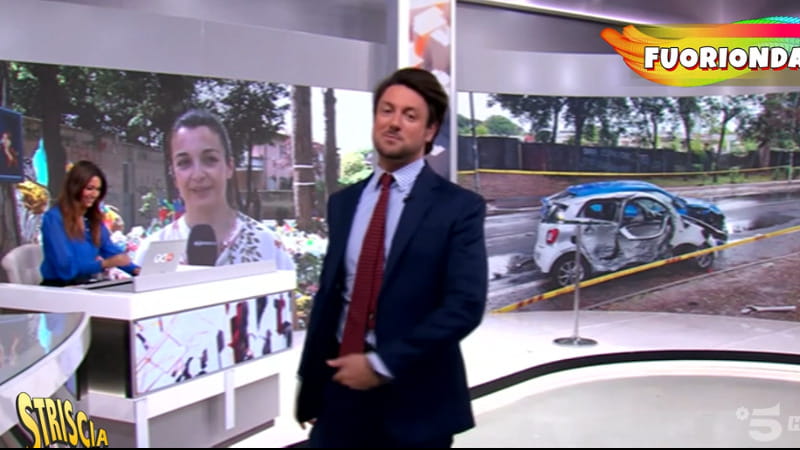 Il fuorionda con Andrea Giambruno trasmesso da Striscia la notizia
