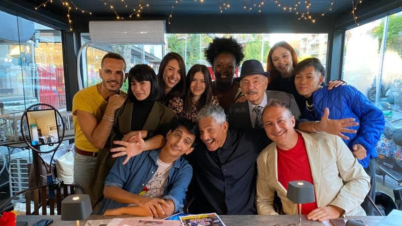 &lsquo;Aspettando Viva Rai2&rsquo;, Fiorello con la sua crew
