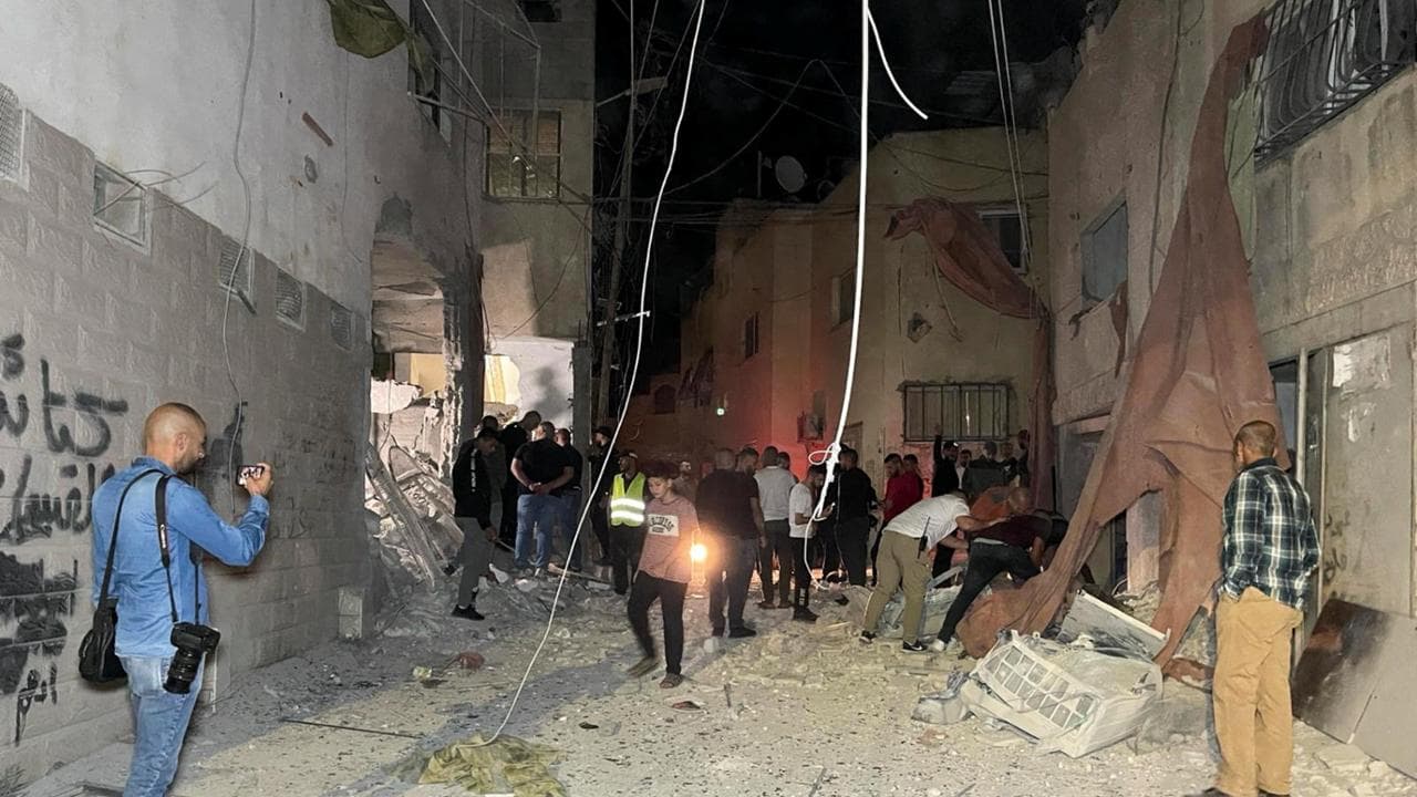 Jenin, la moschea attaccata&nbsp;
