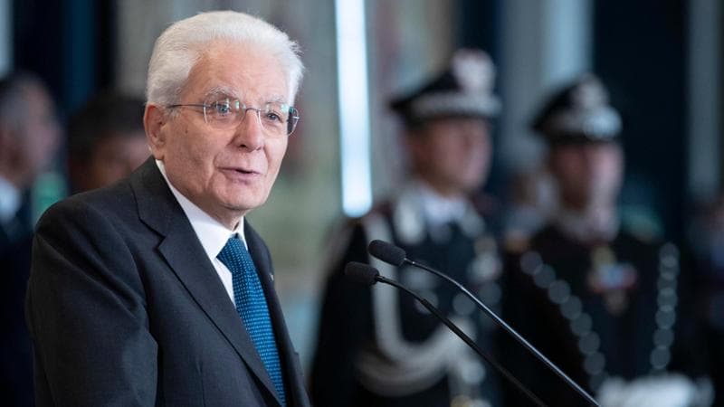 Il presidente della Repubblica&nbsp;Sergio Mattarella
