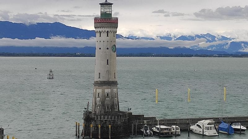 Il faro di Lindau, Germania
