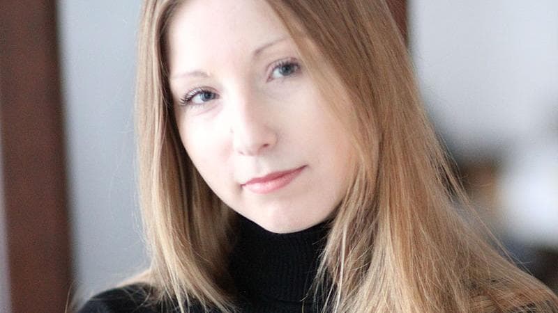 La scrittrice ucraina Victoria Amelina
