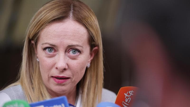 La premier Giorgia Meloni
