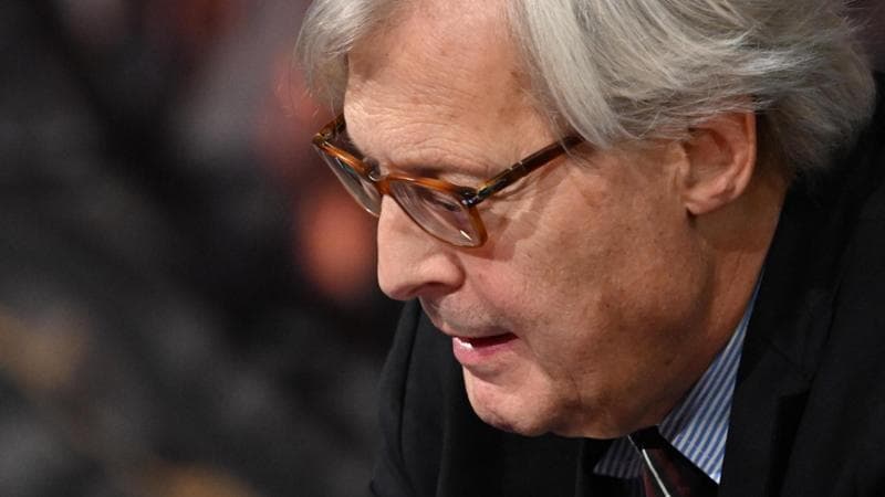 Il sottosegretario Vittorio Sgarbi
