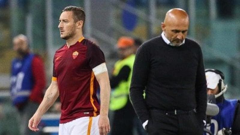 Totti e Spalletti ai tempi della Roma

