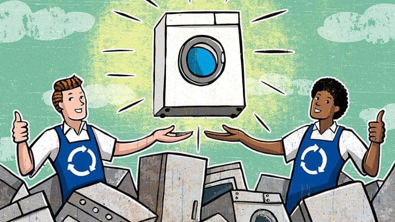 La nuova vita di tremila elettrodomestici
