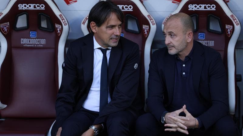 Simone Inzaghi con Piero Ausilio
