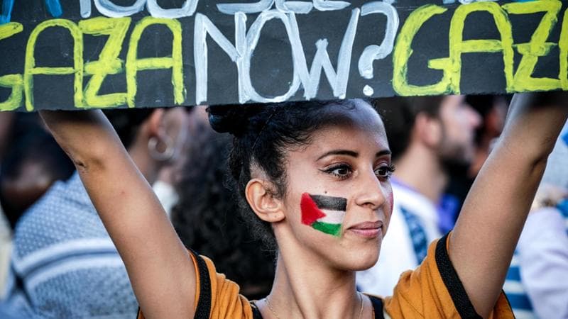 Torino, una manifestazione a sostegno dei palestinesi
