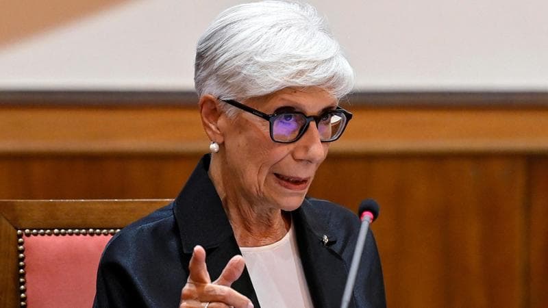 La presidente della Corte Costituzionale, Silvana Sciarra

