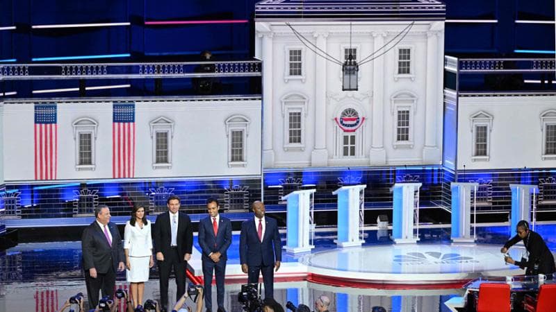 Usa 2024, scintille tra gli sfidanti di Trump. Ma l’ex presidente vince senza esserci