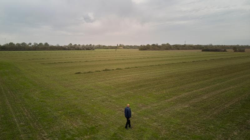 La zona industriale alle porte di Ravenna, sommersa dopo l'esondazione del Montone a Maggio (Danilo Garcia Di Meo/Agf)
