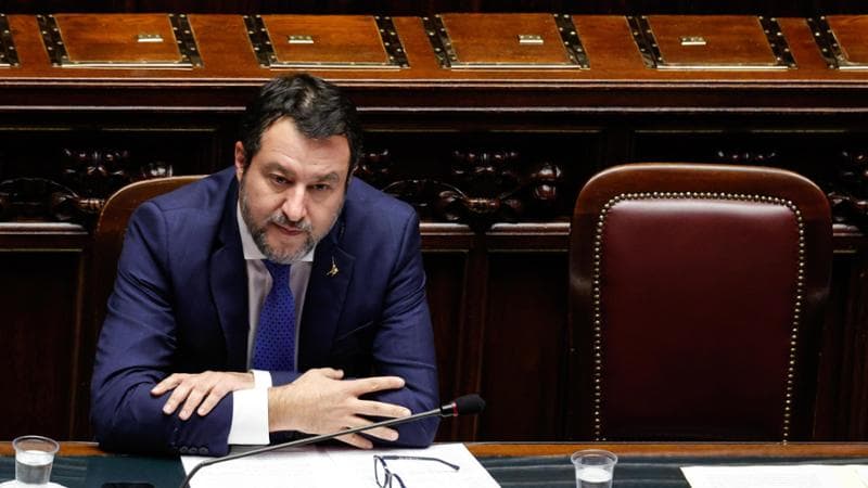 Il ministro dei Trasporti e vice premier Matteo Salvini
