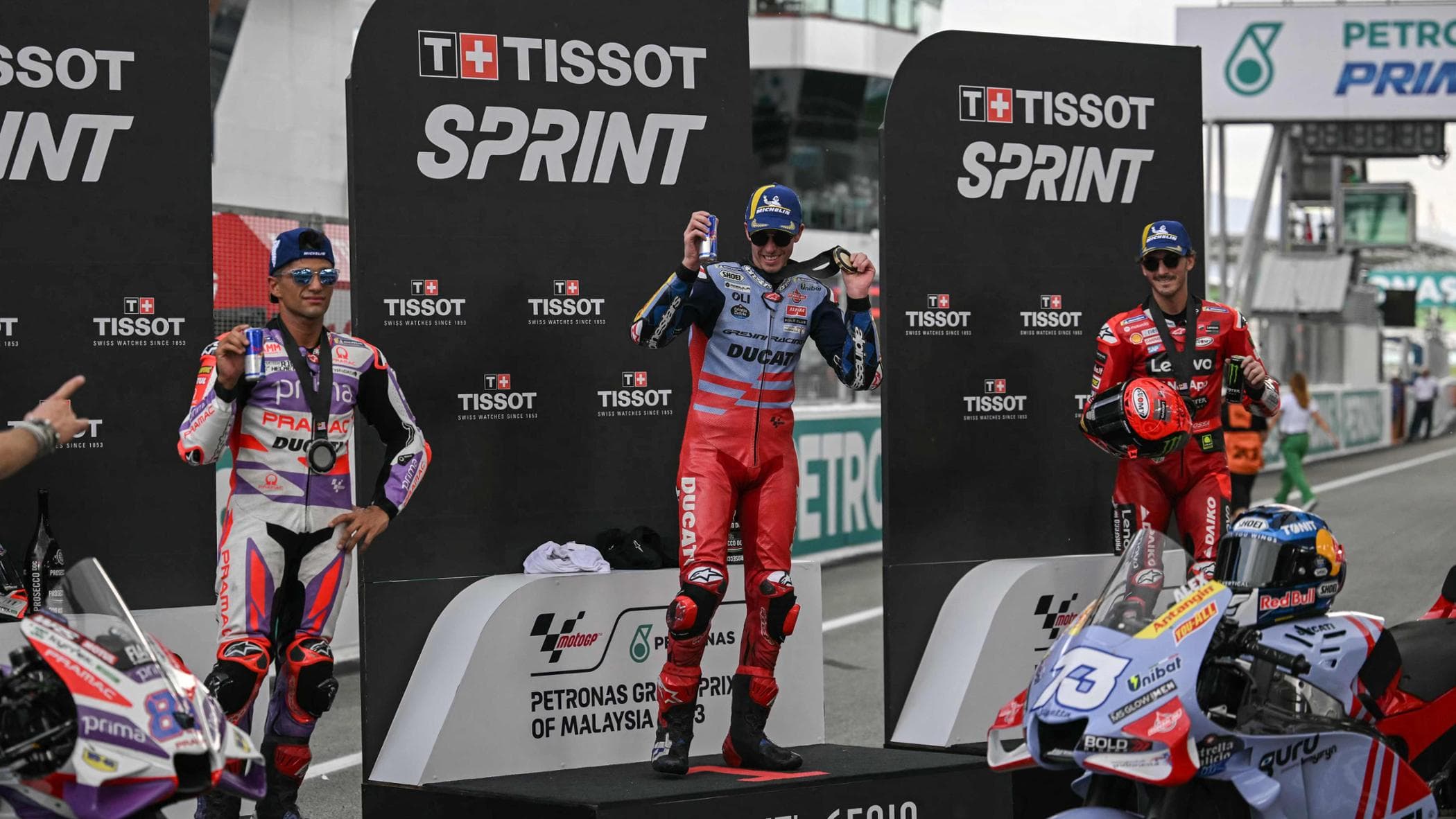 Gp Malesia, Marquez vince la Sprint, Martin secondo davanti a Bagnaia ...