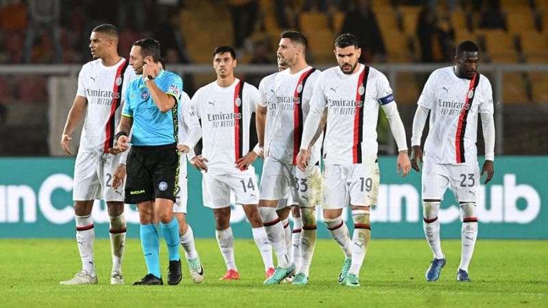 I giocatori del Milan
