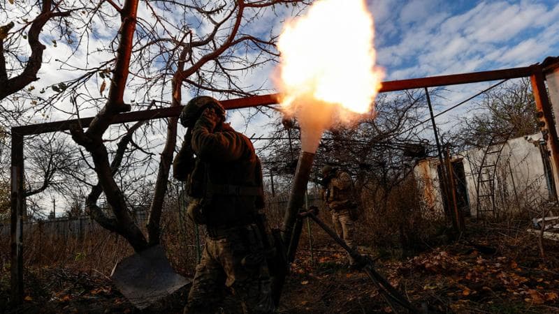 Militari ucraini sul fronte di Avdiivka
