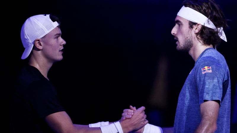Rune e Tsitsipas
