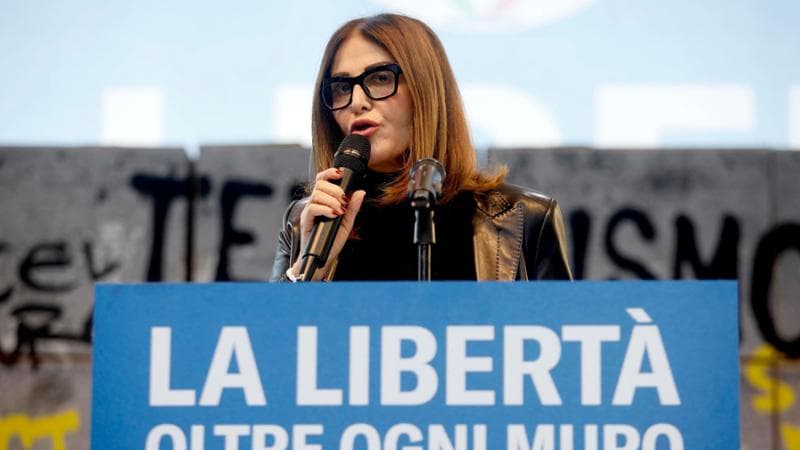 Daniela Santanch&egrave; alla kermesse di Fratelli d'Italia sul lavoro
