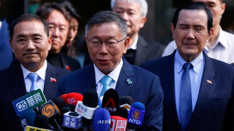 Il presidente del Tpp Ko Wen-je&nbsp;

