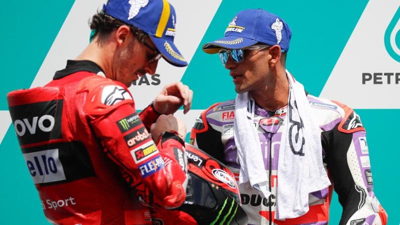 Pecco Bagnaia e Jorge Martin
