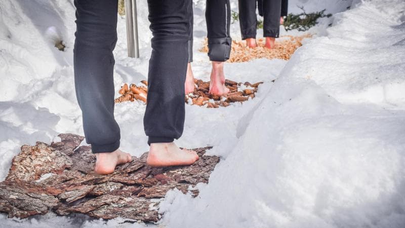 Barefooting in Val di Rabbi
