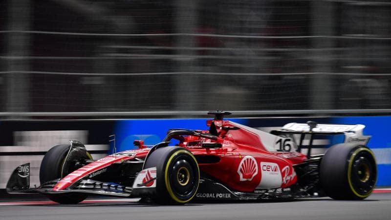 Charles Leclerc a Las Vegas
