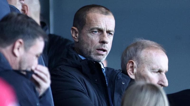 Il presidente dell'Uefa Aleksander Ceferin
