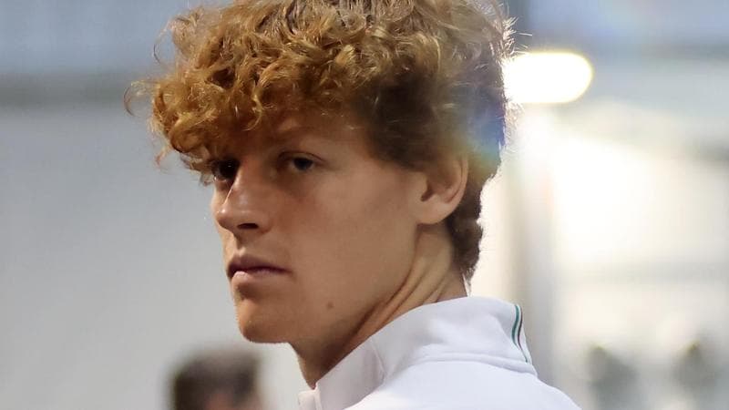 Jannik Sinner a Malaga per la Coppa Davis

