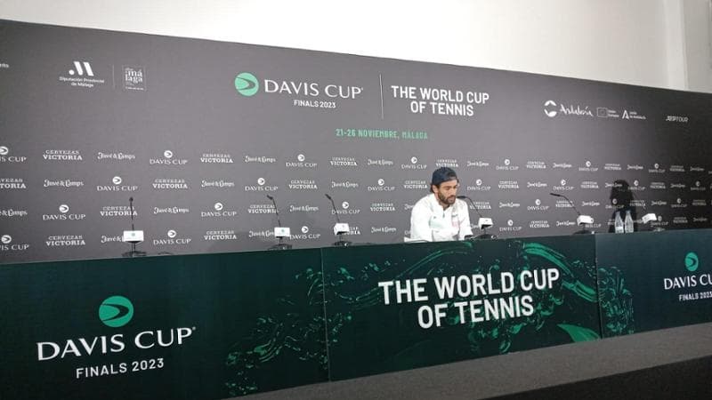 Matteo Berrettini a Malaga dove l'Italia giocher&agrave; la Coppa Davis

