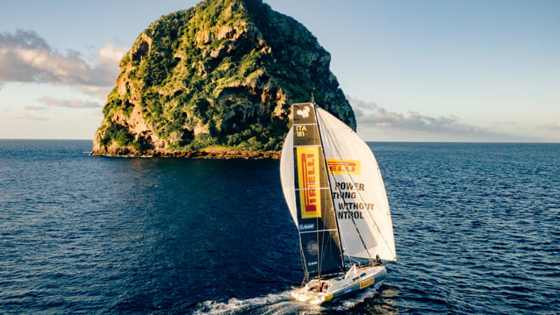 Alla Grande Pirelli durante la Transat&nbsp;Jacques Vabre (foto Lorenzo Sironi)
