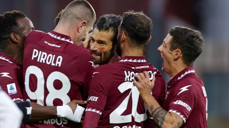 Salernitana-Lazio 2-1: Kastanos e Candreva regalano la prima vittoria ai campani