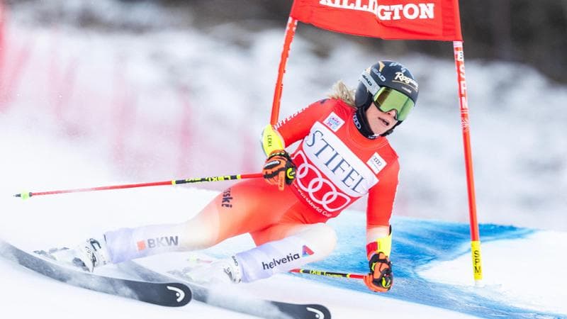 Lara Gut-Behrami&nbsp; nel gigante di Killington
