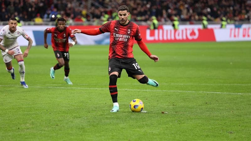 Il rigore di Theo Hernandez
