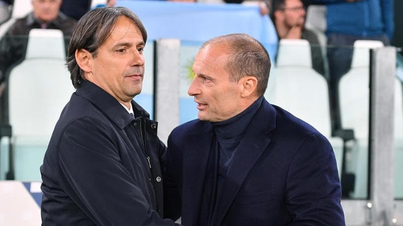 Simone Inzaghi e Massimiliano Allegri. Fonte Foto: la Repubblica