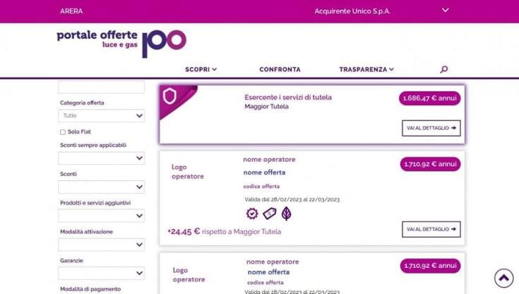 Energia, sono nel mercato tutelato. Come scegliere l’operatore per passare al libero?