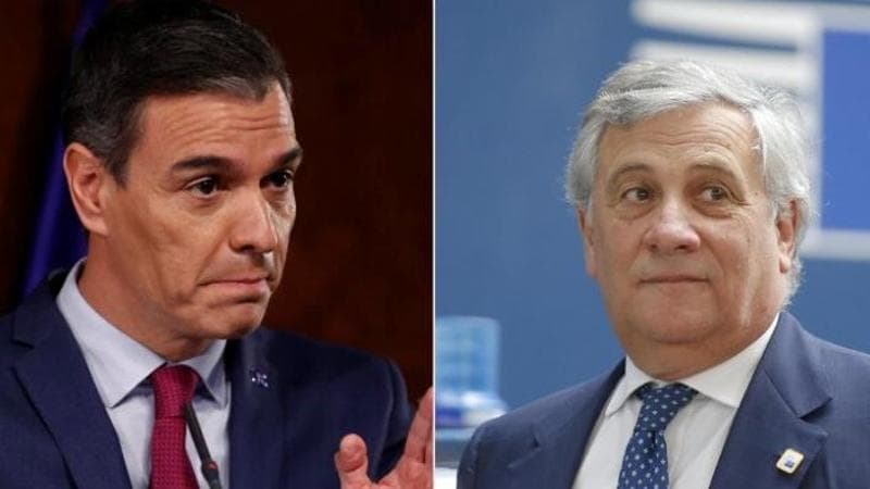 Polemica sull’asse Madrid-Roma. Sánchez attacca: “In Italia governa l’estrema destra”. La replica di Tajani: “In Spagna i secessionisti”
