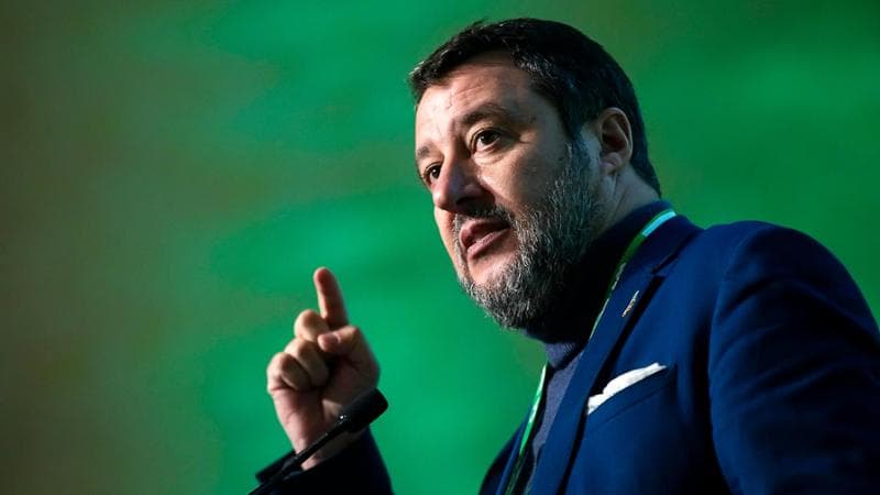 Il vicepremier e leader leghista, Matteo Salvini
