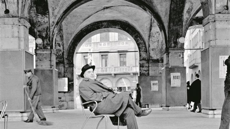 Lo scrittore Giovanni Comisso a Treviso
