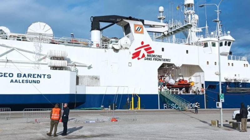 I: Sbarco Migranti Geo Barents - Ravenna