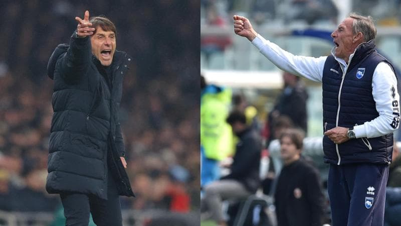 Antonio Conte e Zdenek Zeman
