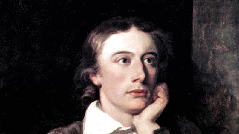 John Keats in un ritratto di William Hilton del 1819
